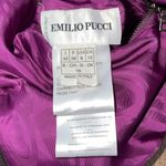 Emilio Pucci 17YC10 Reversible Hooded Puffer Vest Size 8 Fuchsia And Floral Prin Photo 8