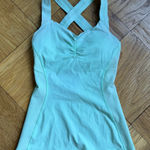 Lululemon Core Kicker Tank, Size 2, Fresh Teal / Mini Hyper Stripe Fresh Teal Photo 0