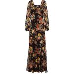Veronica Beard NWT Veronica‎ Beard Floral Flower Silk Long Sleeve Dress Pink Boho Women 4 Photo 10