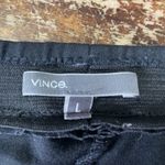 Vince  Black Crop Bootcut Stretch Pull On Pant Large Photo 2