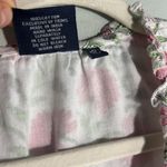 Madison Matthews Mini Folly Handblocked Print Dress White Pink Floral XS Photo 3