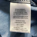 Z Supply  Daniela Blue Chambray Square Neck Strap Tiered Denim Jeans Dress Sz XS Photo 9