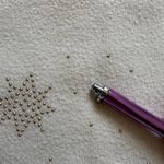 Beach Riot Sweater Moon and Stars Studded Embellished Long Sleeve Cream L Photo 10