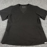 FIGS Cayo Popover Short Sleeve Scrub Top Black TW2012 Size XL Photo 0