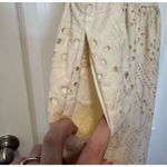 Grace Karin  Beige Eyelet Midi Dress Sleeveless Scoop Neck Casual Summer Large Photo 4