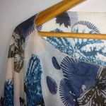 Beautiful S Aquamarine Gray Butterflies Scarf Top Blue Size undefined Photo 1
