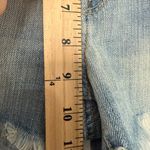 American Eagle  Hi Rise Festival Boho Denim Cut Off Frayed Shorts Blue 4 Photo 3