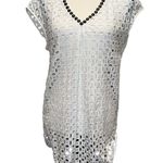 Lilly Pulitzer White Eyelet Swim Coverup Tunic Burnished Rivet V Photo 1