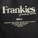 frankie's bikinis Jenna Bandeau Bikini Top Black Photo 3