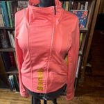 Columbia Bench coral asymmetrical full zip athletic L workout jacket Photo 1