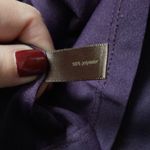 The Limited Womens  Dark Purple Button-Down Lined Dress w/Belt Liteweight size Xs Photo 5