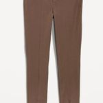 Old Navy NWT Women’s High-rise Pixie Ankle Split Front Pants Brown Size 18 Photo 2