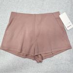 Lululemon Ribbed Softstreme High Rise Short Twilight Rose 8 NWT Photo 4
