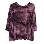 Catherines Catherine’s Tiered Ruffle Womens Top Sz 4X Whimsigoth Boho Indie Tie Dye FLowy Photo 5