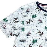Free Planet T-Shirt Christmas Print All Over Santa Short Sleeve Photo 3