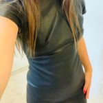 ZARA Faux Leather Dress Photo 0