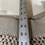 Beach Riot NWT  Womens Cotton Open Knit Long Sleeve Pullover Sweater Top Size S Photo 1