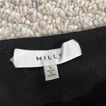 Milly  Women’s Large Black One Shoulder Ruffle Top Photo 4