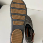 NEW | Women’s ankle Velcro strap fashion boots — size 10.5 Gray Photo 4