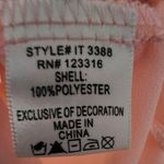 Iris NWT Rainbow Pink Blush  Los Angeles Rhinestone Collar Tank Blouse Size Small Photo 3