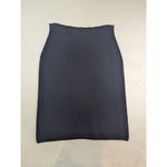 Ivanka Trump Black Ribbed Knit Pencil Midi Skirt Size XL Photo 6