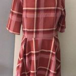 Copper Key salmon plaid full skirt dress Photo 0