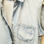 Sam Edelman {XS} Blue Chambray Blouse Button Down Photo 3