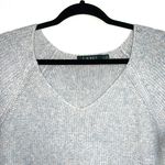 Ralph Lauren Lauren Light Blue V-neck Heavyweight Knit Sweater Photo 1