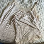 Pretty You London Bamboo Lace Cami Short Pajama Set Powder Puff Size 16 White Photo 1