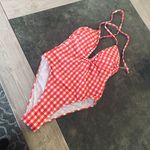 Wild Fable Women's Keyhole Cross Front Halter Ultra High Leg Cheeky One Piece Swimsuit - Photo 5