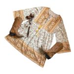 Women’s boho floral print tunic flowy dress Yellow Size L Photo 6