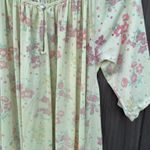 Vintage Mistee yellow floral Light Dress Size L Photo 11