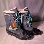 Khombu  Women's Winter Boots with Blue Laces Photo 2