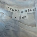 Veronica Beard  Arienne Ruched Stretch Cotton Halter Top Size 4 Photo 7