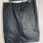 AB Studio Skirt size 14 dark blue or black style denim Photo 3