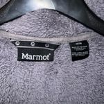 Marmot Gray Zip Up Hooded Fleece Jacket Women’s Medium Photo 2