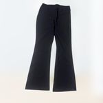 INC Black Flare Stretch Slacks Pants w/ Silver Buttons Women's Size 8 Photo 1