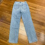 PacSun  90s Boyfriend Jeans Light Wash Distressed Ripped Denim Size 27 Straight Photo 3