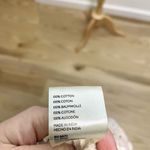 Anthropologie  Cropped Batwing Eyelet Sweatshirt Top Boho Beige size XXS Petite Photo 8