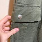 7Diamonds Nellie Cargo Pants Olive Green Flare Size 30 Photo 6