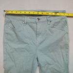 Buffalo David Bitton  Blue Havana High Rise Soft Stretch Beach Ankle Pants 6/28 Photo 8