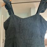 Free People NEW  blue beaded jumpsuit size large Photo 4