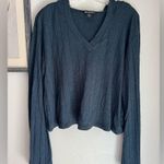 Athleta Blue Harmony Cropped Hoodie Photo 3