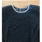 Laurence Kazar vintage beaded, sequins & pearl top size large Photo 6