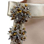 FitFlop NWT Arch Support Comfort Galaxy Wedge Beaded Flip Flop Platino Size 9 Photo 8