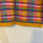 Vintage Retro Tartan Plaid Multicolored Crop Top Size Small Red Photo 4