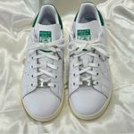 Adidas  Stan Smith Swarovski Crystals Sneakers White Green Size 5 Sparkly Leather Photo 5