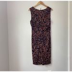 Tory Burch Women's Silk Paisley Print Sleeveless Dress Size L Photo 2