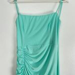 Katie May  Great Kate Ruched Gown in Supercharged Mint Size Medium Photo 6
