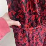Cinq A Sept Stargazer Lilies Glenda Gown Red Floral Maxi Dress size 12 Photo 7